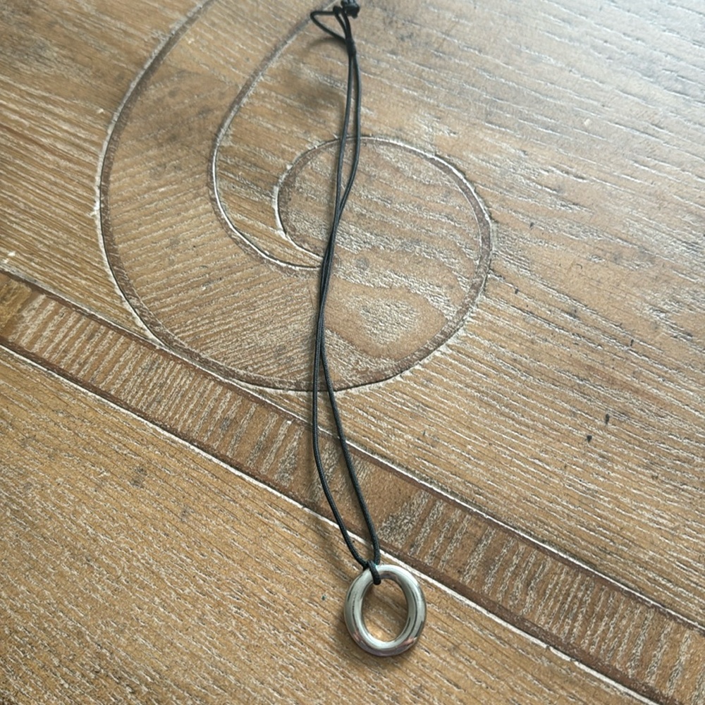 Silver Circle Necklace